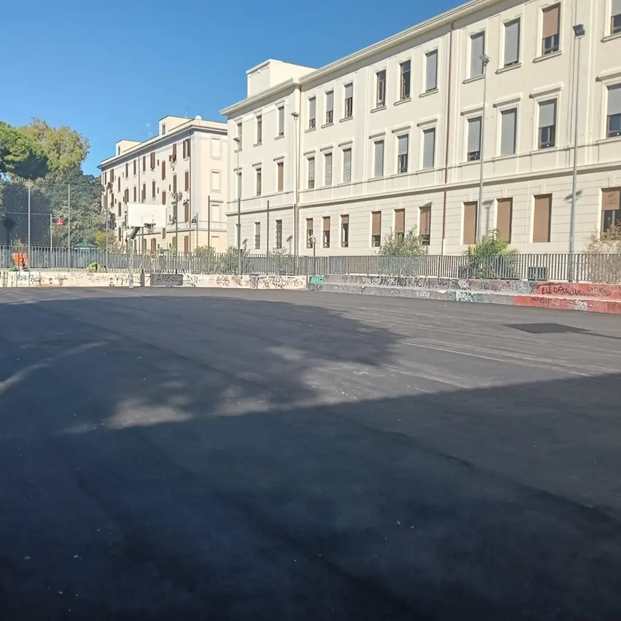 Campo da basket al Pincio, lavori in fase conclusiva