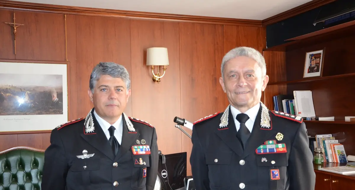 Il comandante della legione carabinieri Lazio in visita a Viterbo