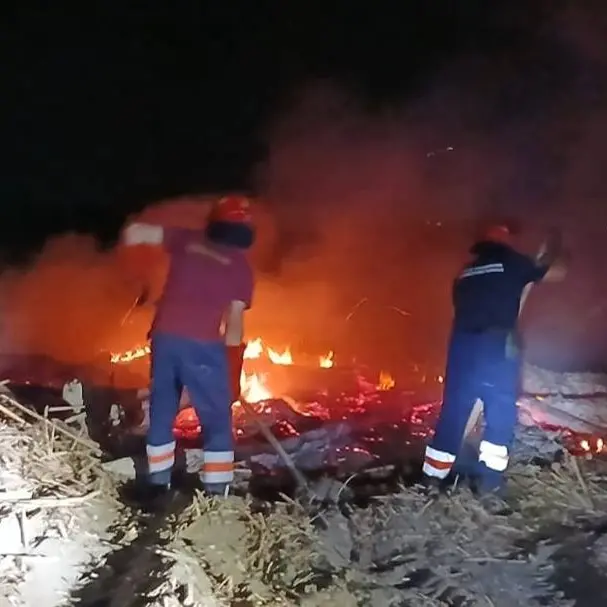 Incendio nella notte alle Saline di Tarquinia: intervento di Vigili del fuoco e volontari Aeopc