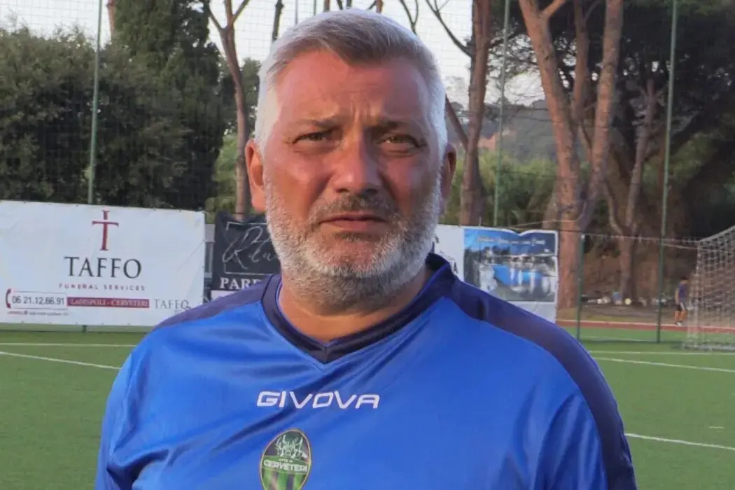 L\\u2019allenatore dei verdeazzurri Andrea Gabrielli