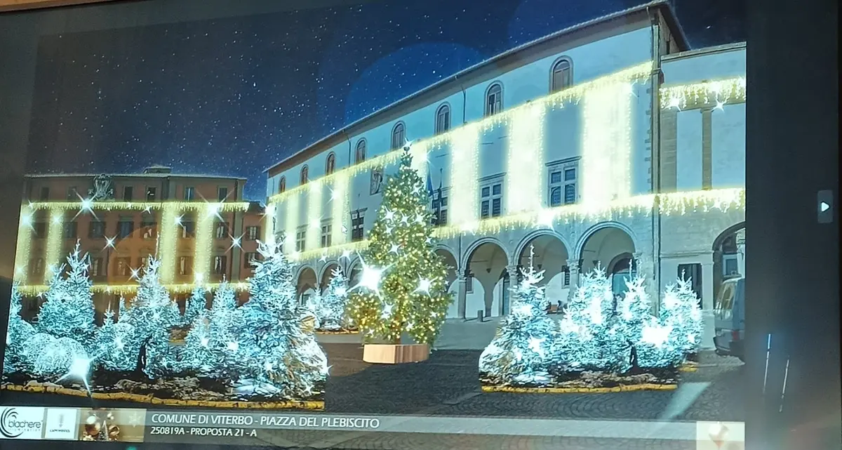 «Luci e condivisione, la magia del Natale a Viterbo»
