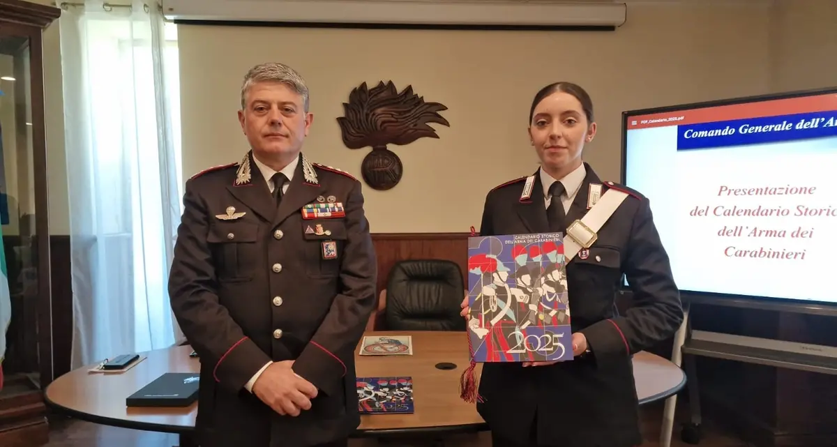 Carabinieri e giovani: ecco il nuovo calendario storico dell’Arma