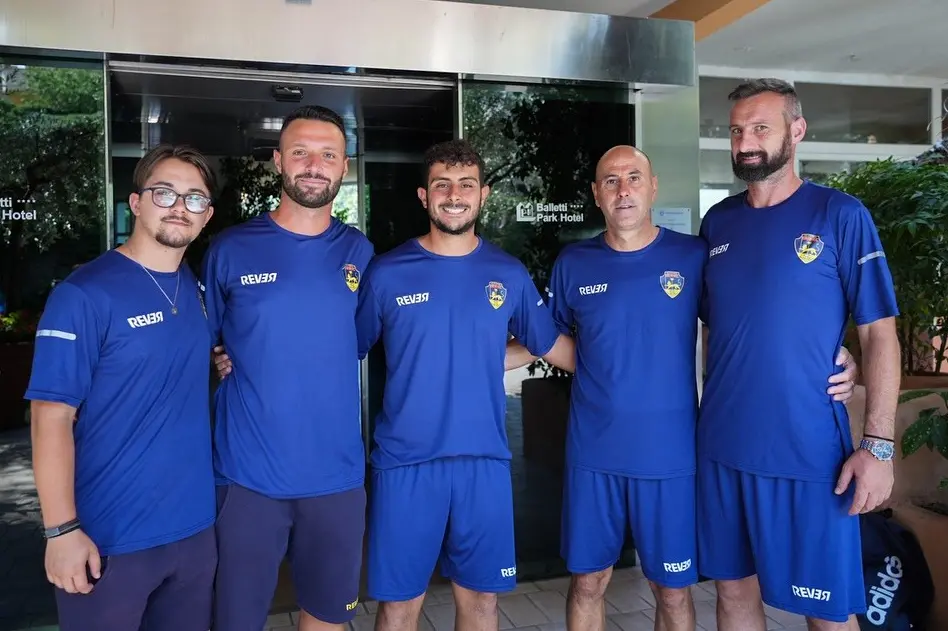 Lo staff tecnico del team gialloblu