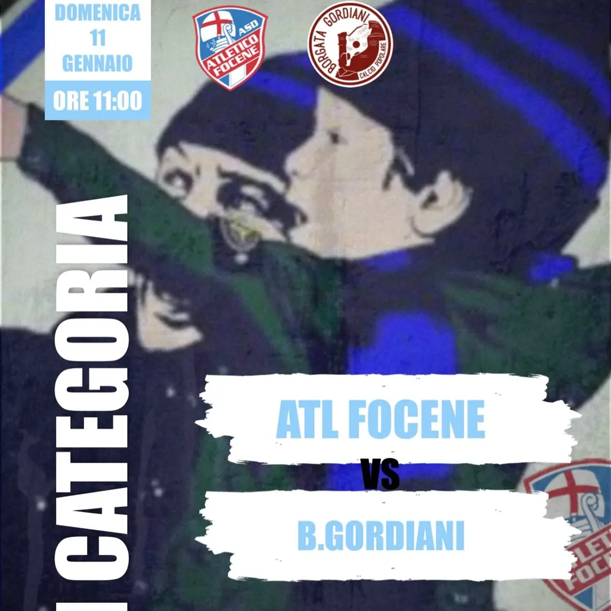 Al “Dentali” l’Atletico Focene ospita la Borgata Gordiani