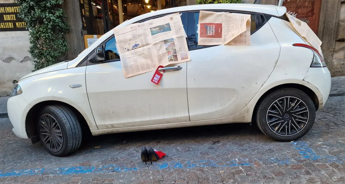 Viterbo: auto della sindaca vandalizzata, l’autore in questura