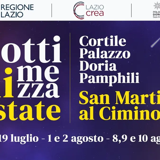 Notti di mezza estate: cultura, musica e cinema a palazzo Doria Pamphilj