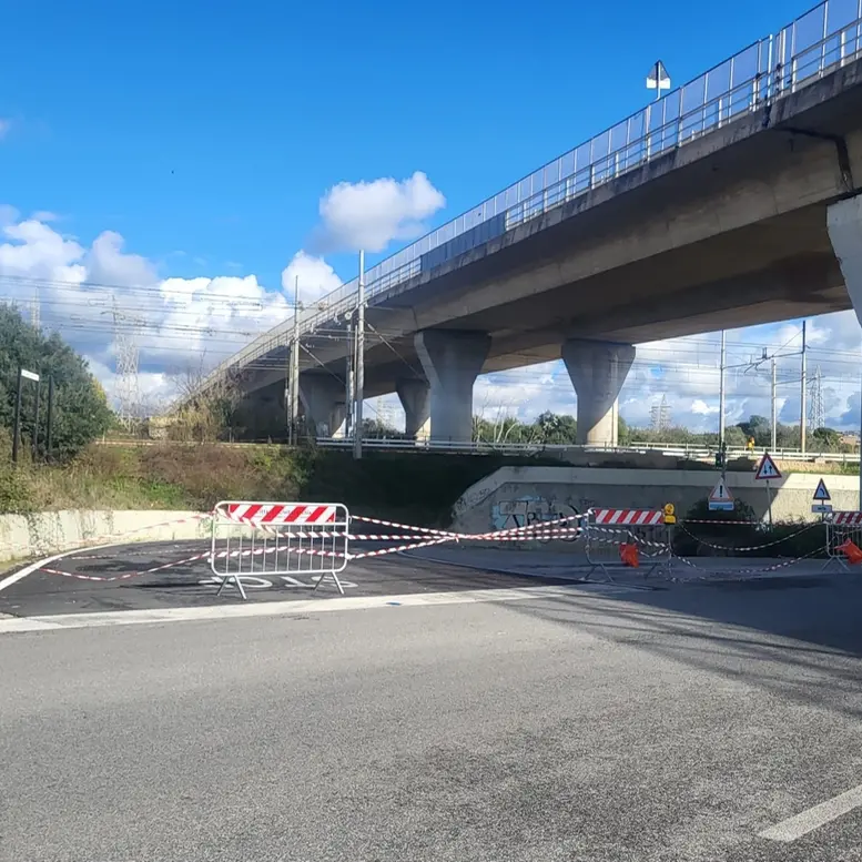Viabilità interdetta al ponte di Fiumaretta
