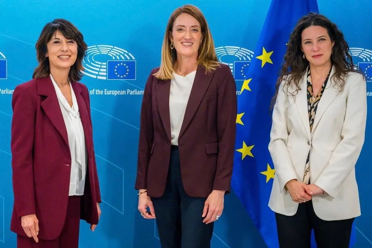 Roberta Angelilli, Roberta Metsola e Antonella Sberna