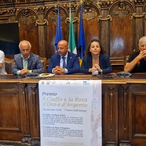 Viterbo premia con Ciuffo e Rosa i suoi figli emigrati