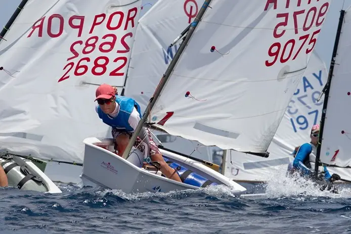 Il velista Optimist Marco Gradoni (Foto Matias Capizzano)