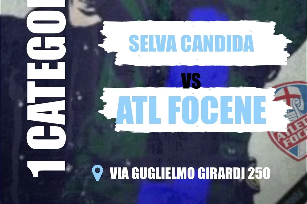 L’Atletico Focene fa visita al Selva Candida