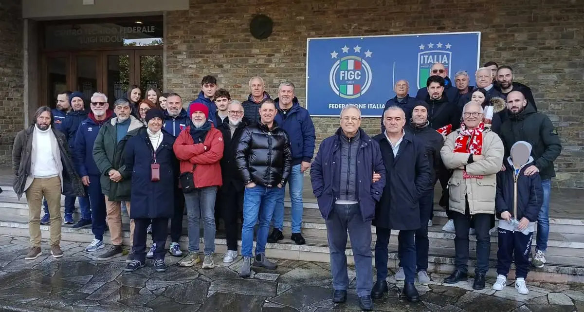 Organizzata con successo dalla Delegazione Figc di Viterbo una giornata a Coverciano