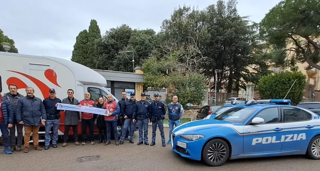 L’associazione donatori volontari della Polizia di Stato raccoglie sangue venerdì 17 a Tarquinia