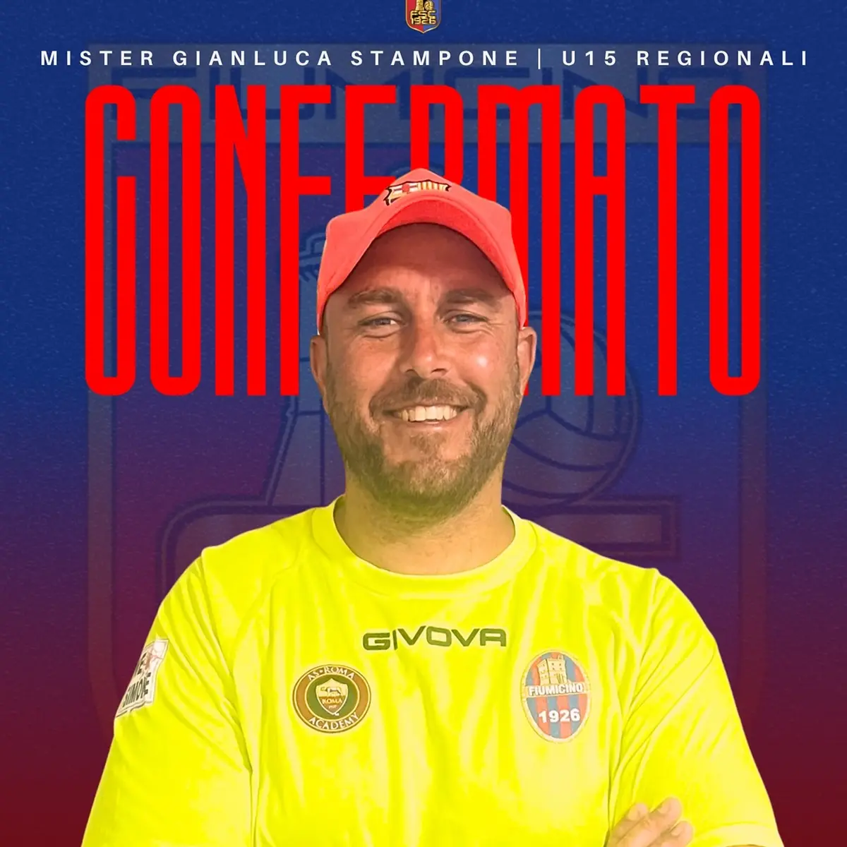Fiumicino, confermato mister Stampone
