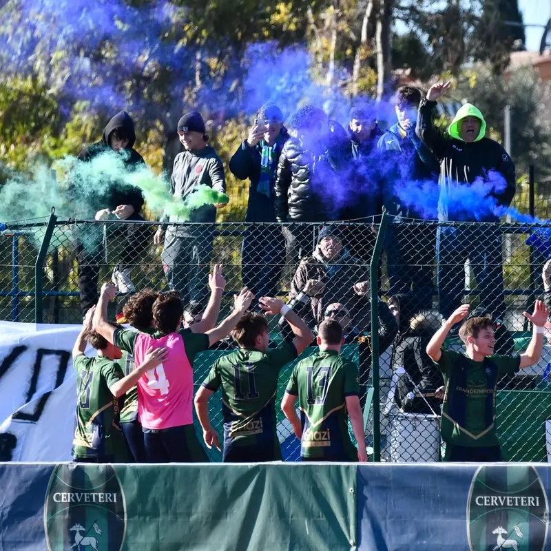 Il derby è del Cerveteri: 2-0 al Tolfa