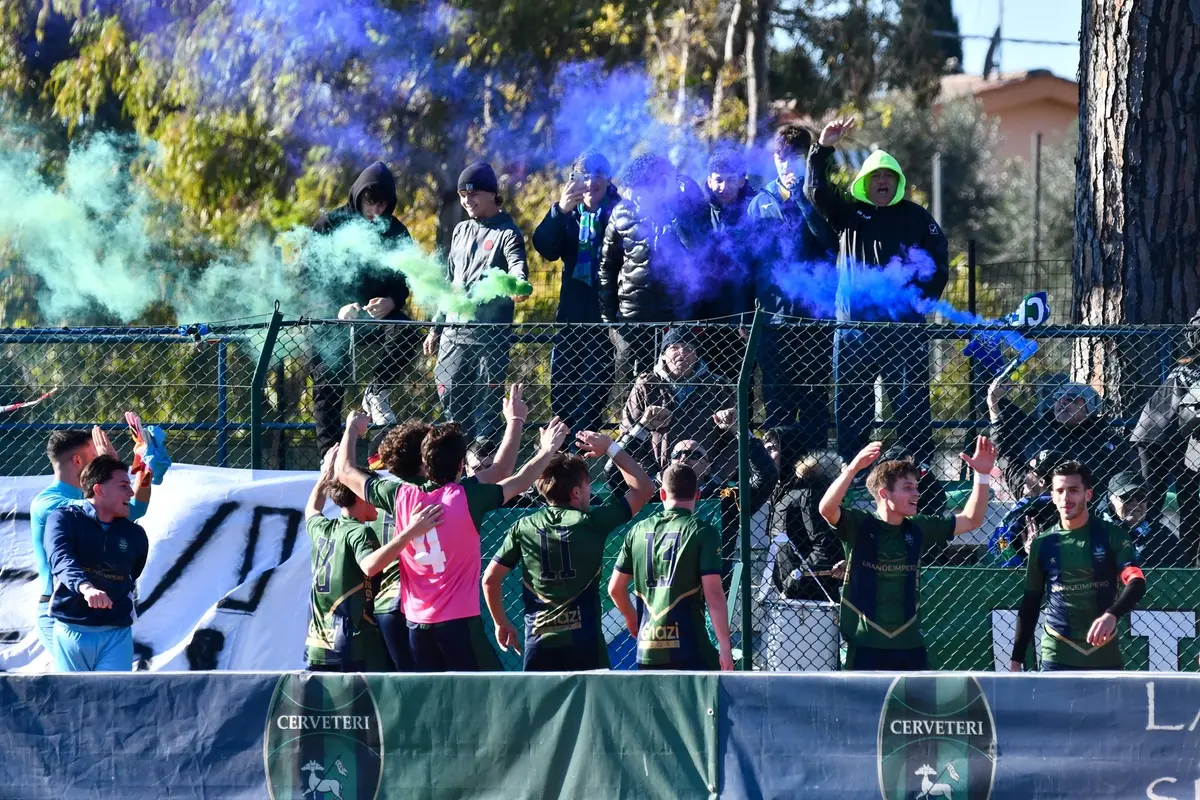 Il derby è del Cerveteri: 2-0 al Tolfa