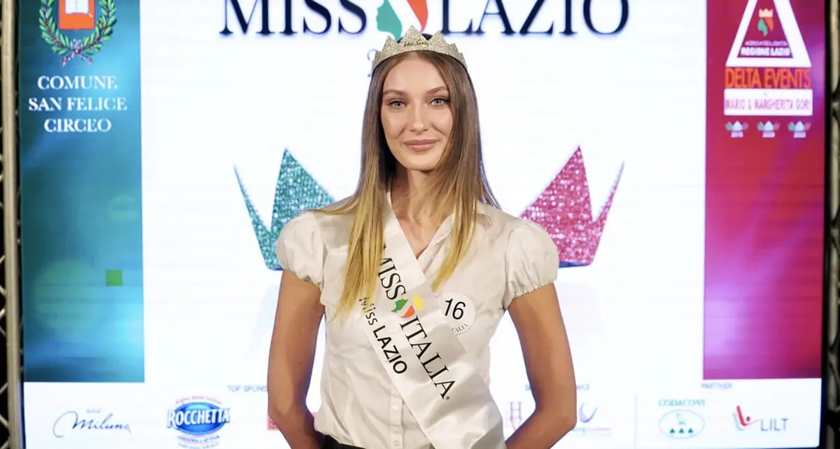 Valentina Beraldo è Miss Lazio 2025