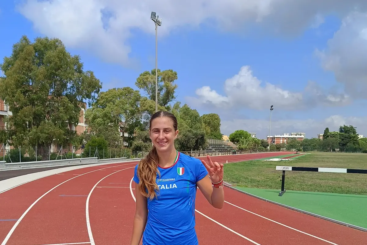 <p>Asia Bernardini si allena al Moretti-Della Marta pronta a partire per la Finlandia (foto Tirreno Atletica)</p>\\n