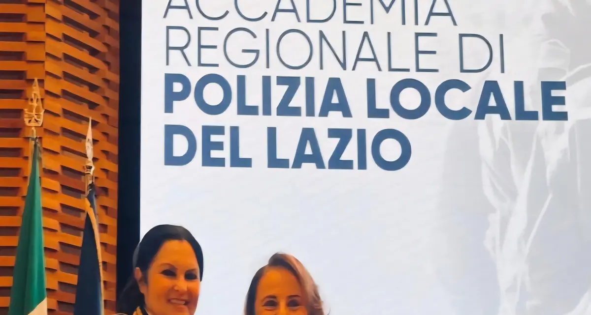 La Polizia locale di Santa Marinella alla cerimonia di presentazione dell’Accademia regionale di Polizia locale