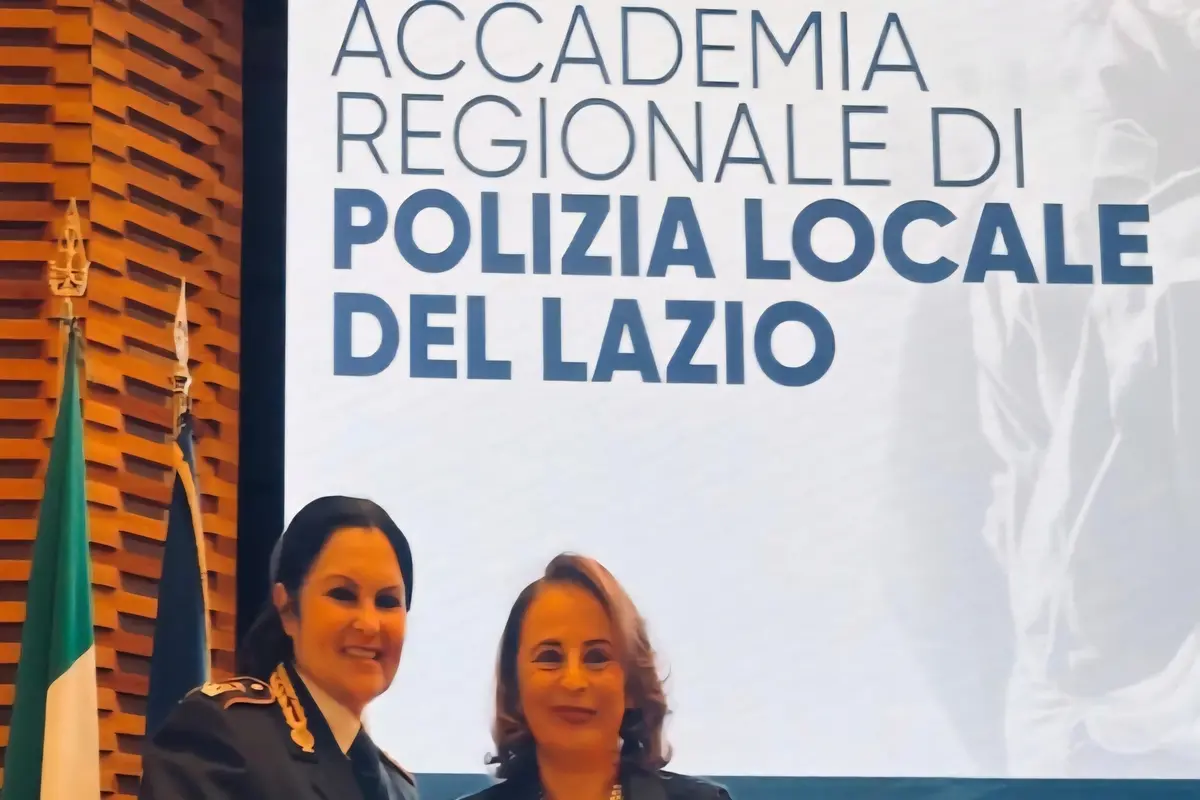 La Polizia locale di Santa Marinella alla cerimonia di presentazione dell’Accademia regionale di Polizia locale