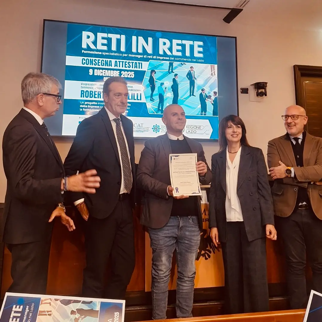 Formazione, il Lazio punta sulle reti di impresa del commercio