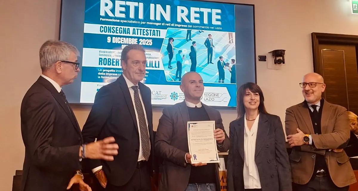 Formazione, il Lazio punta sulle reti di impresa del commercio