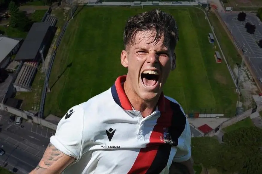 Il bomber della Flaminia Calcio Sirbu