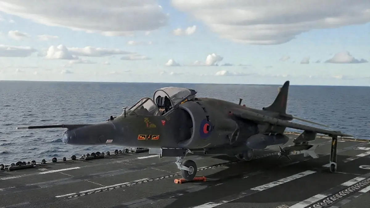 Harrier Gr.3 1/48 durante la guerra delle Falkland di Francesco Pasculli