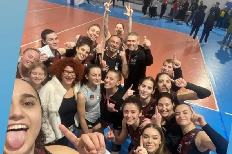 Il selfie post vittoria delle rossonere