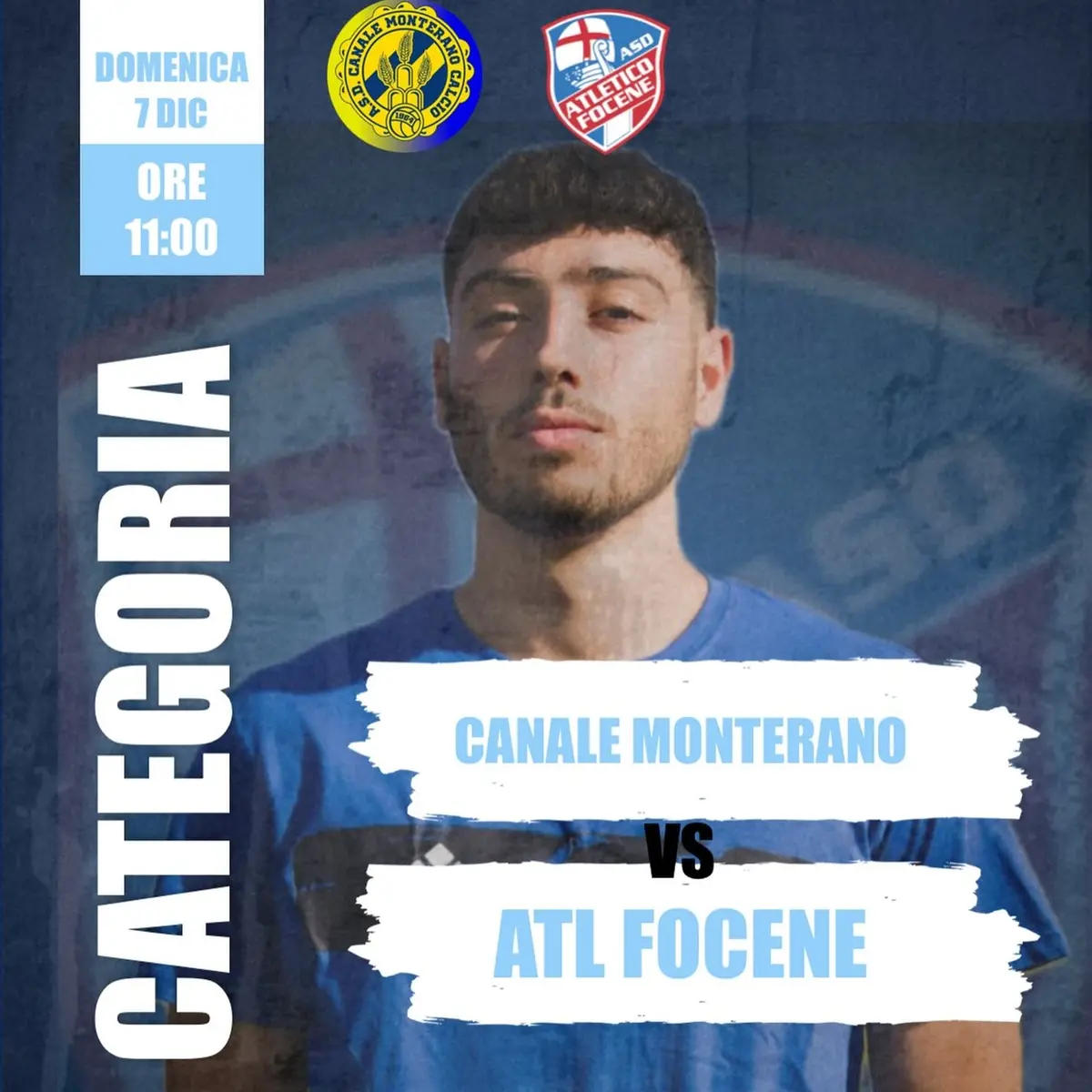 Atletico Focene in trasferta sul campo del Canale Monterano