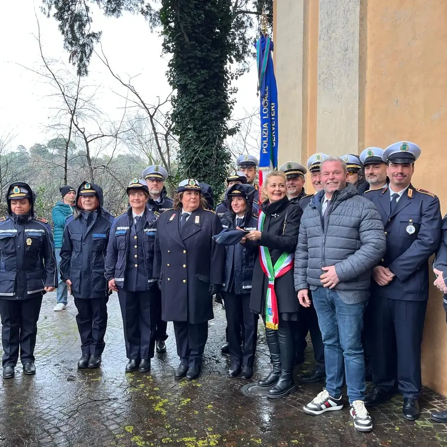 La polizia locale celebra San Sebastiano