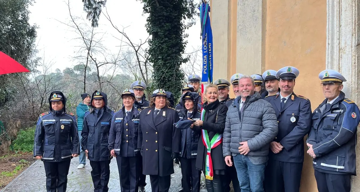 La polizia locale celebra San Sebastiano