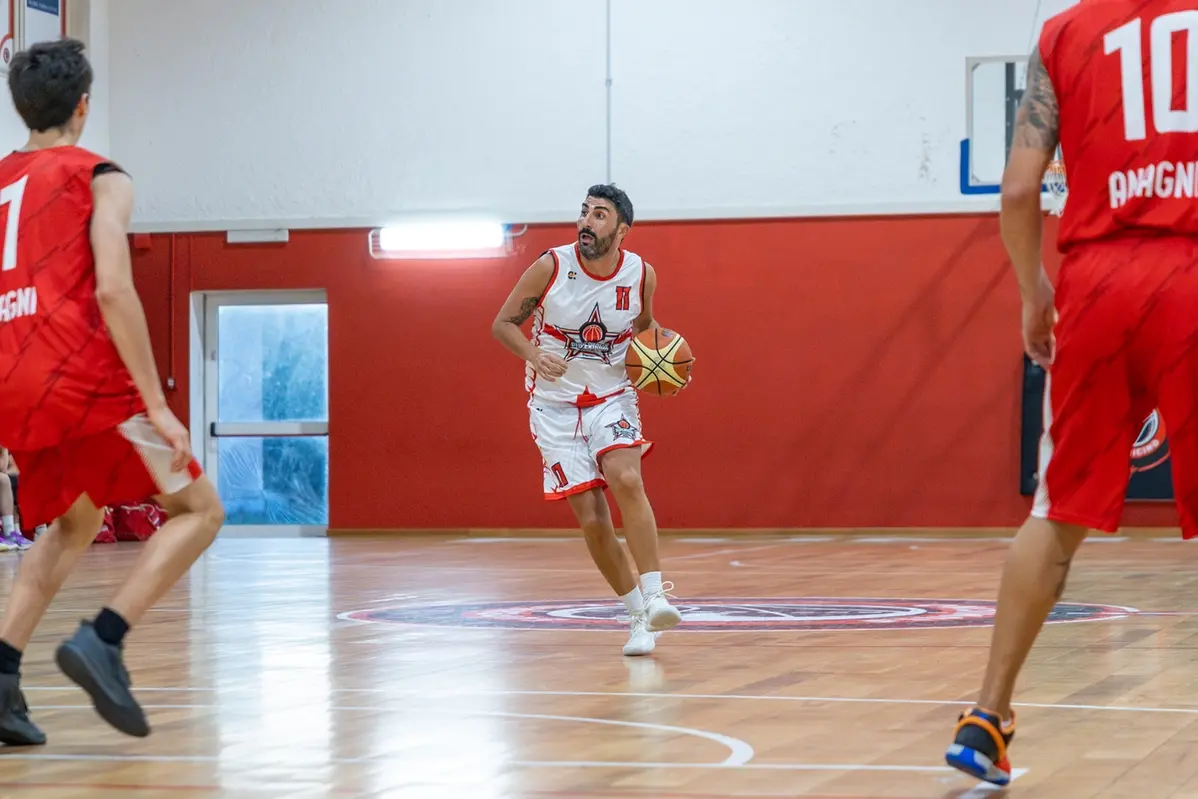 Manuele Parroccini durante una fase di gioco