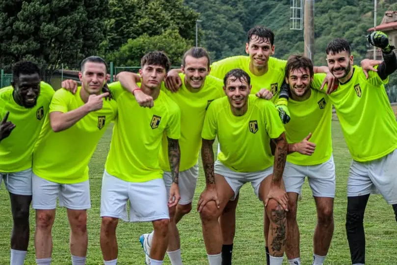L\\'Atletico Cimina Falisca in piena preparazione sul campo di Canepina