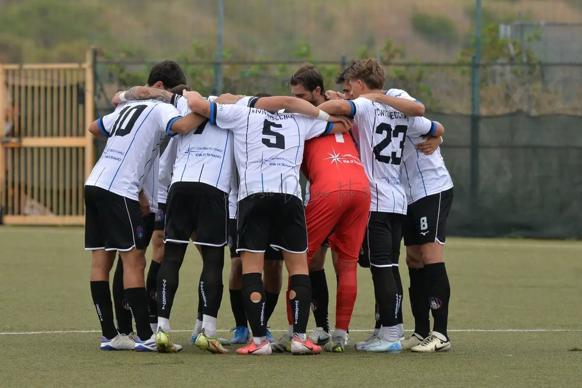 Alcuni giocatori nerazzurri (Foto Alessio De Luca)