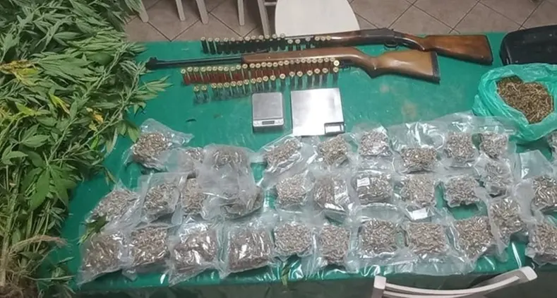 Sequestrati oltre 4 chili di marijuana a casa di un pregiudicato di Faleria