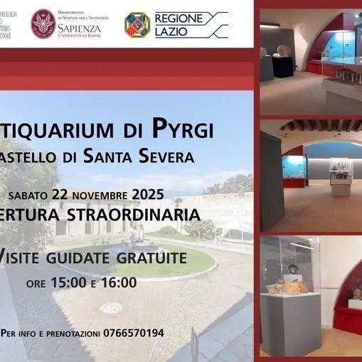 Santa Marinella, apertura straordinaria a Pyrgi