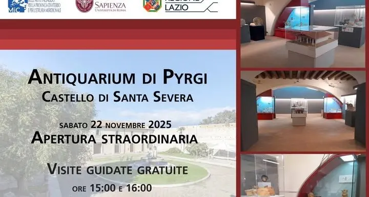 Santa Marinella, apertura straordinaria a Pyrgi