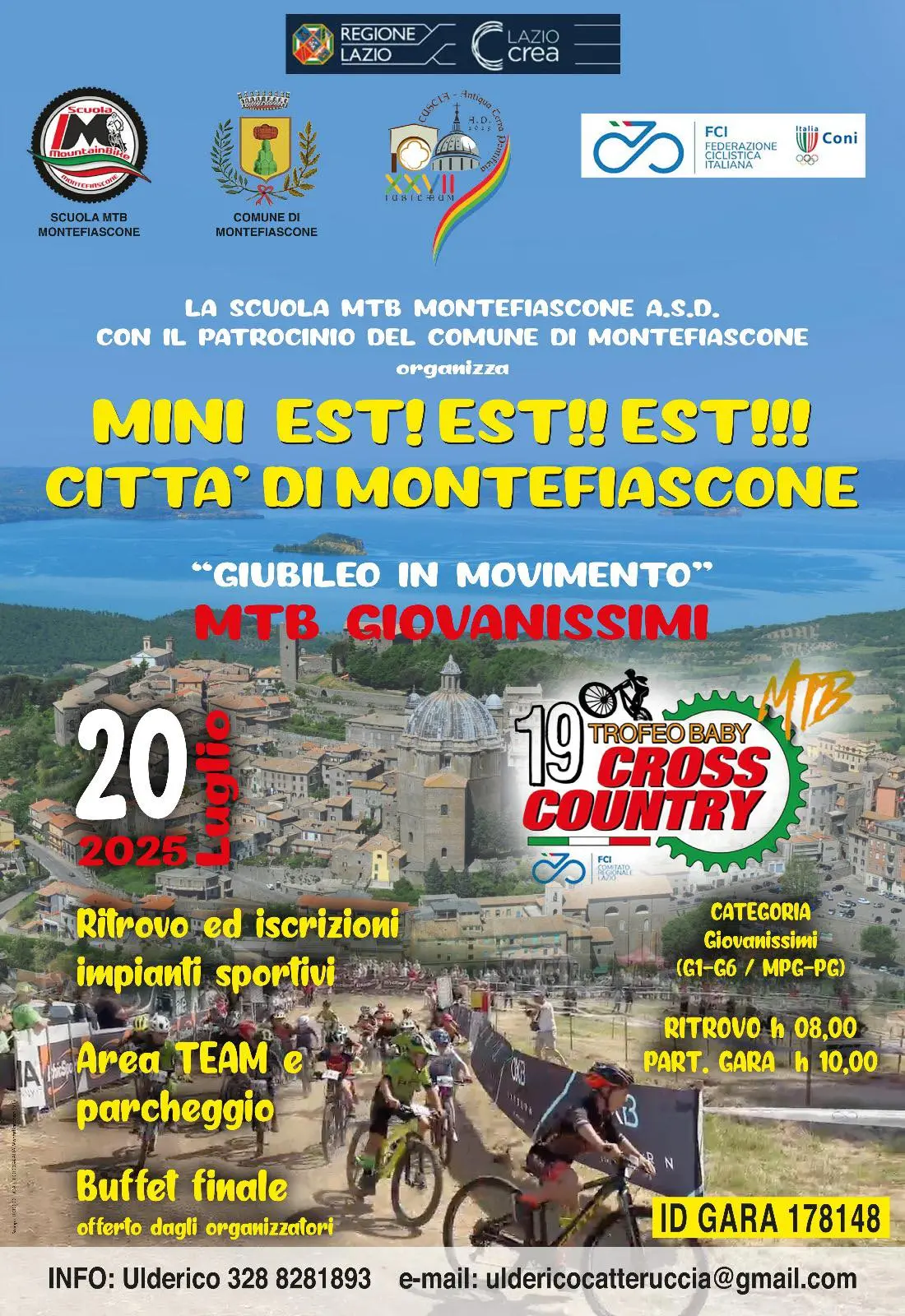 Sul colle falisco arriva il 19° Trofeo Baby Cross Country
