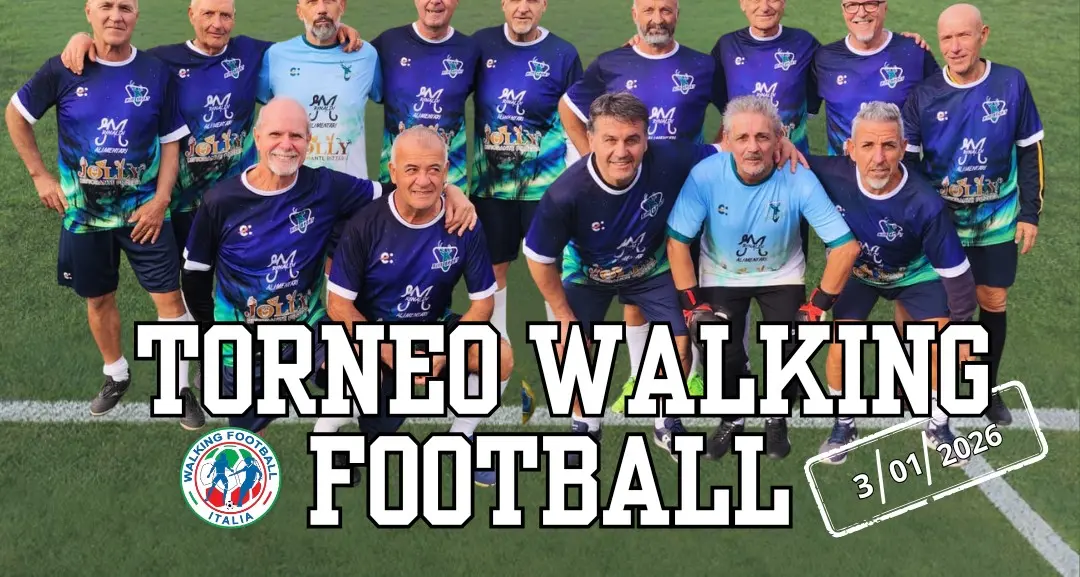 A Cerveteri il primo torneo di Walking Football, il 3 gennaio arrivano Roma e Lazio
