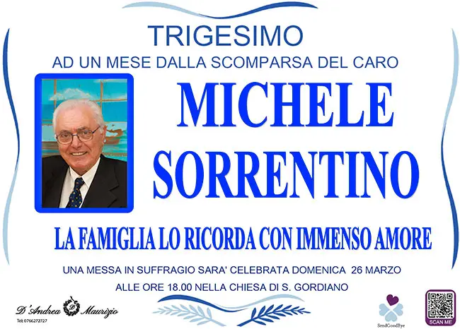 MICHELE SORRENTINO Trigesimo