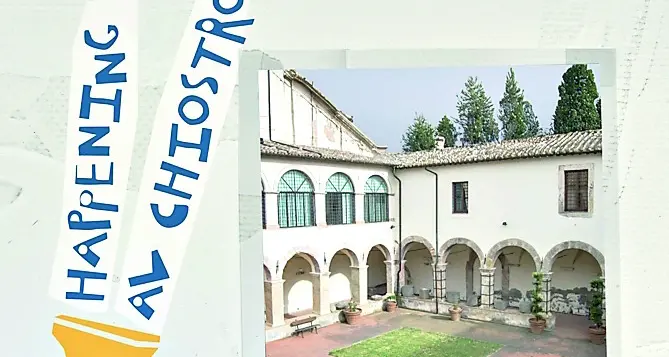 “Happening al chiostro”: un weekend tra musica, arte e buon vino