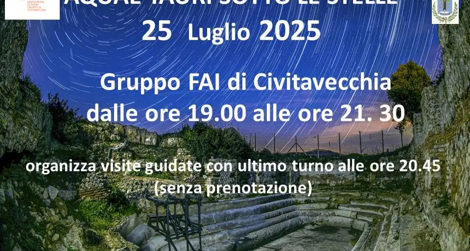 Una notte tra le rovine di Aquae Tauri, sulle orme degli antichi romani