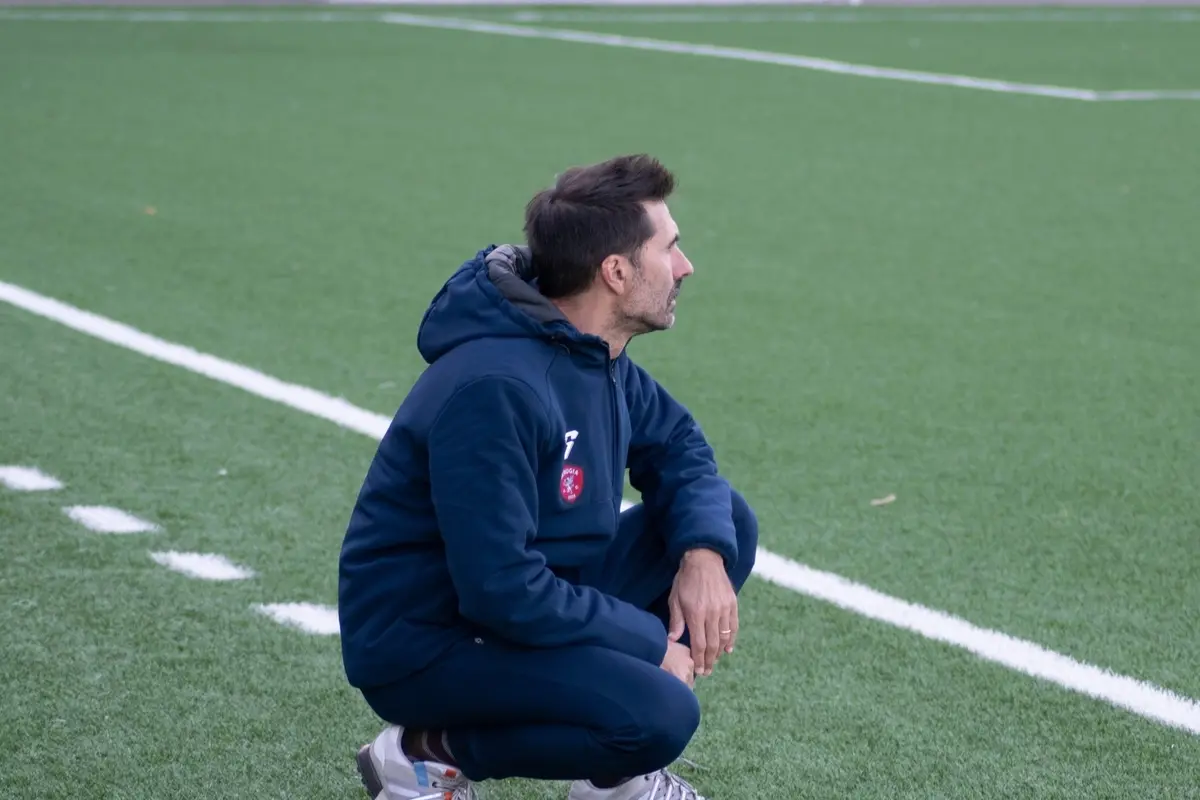 Il tecnico della Sorianese Stefano Del Canuto (Foto Francesco Sterlicchio)