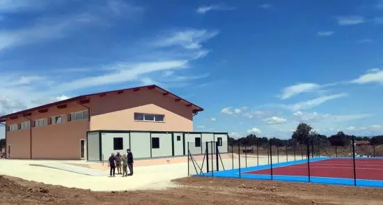 Palestra del liceo Meucci quasi conclusa