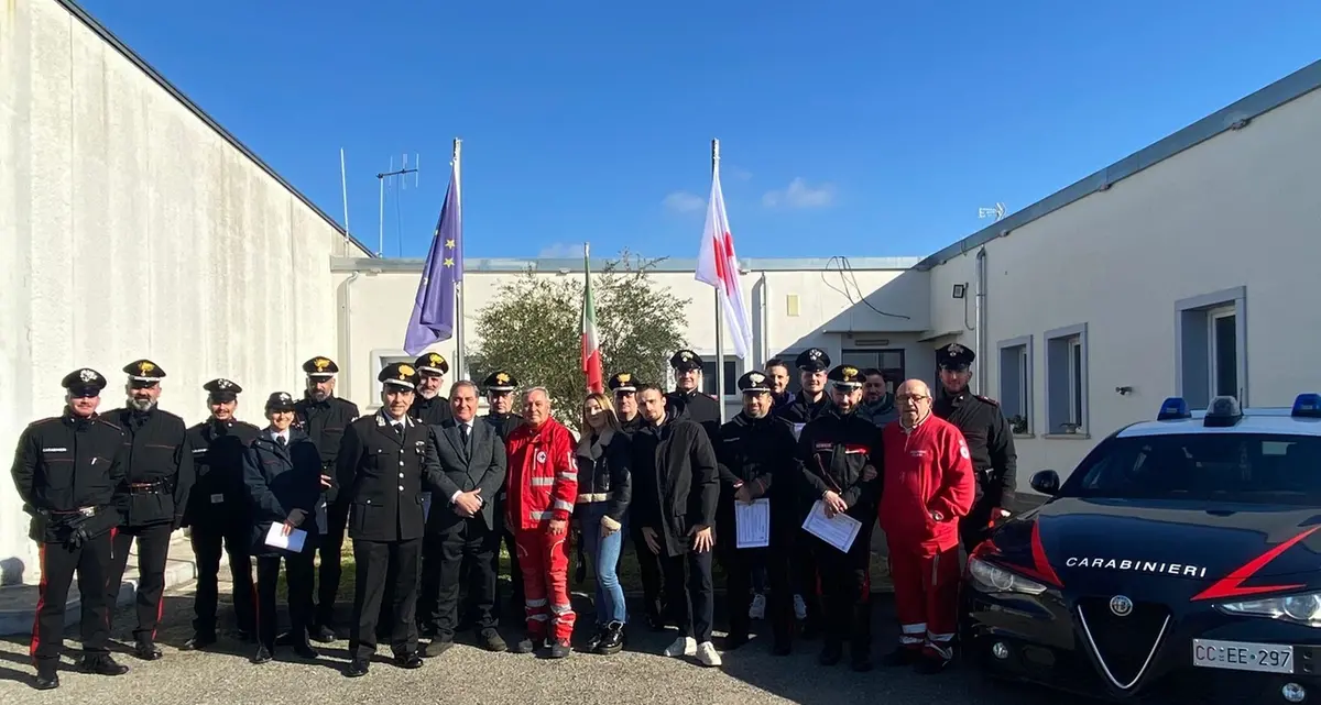 Viterbo: carabinieri a scuola di primo soccorso dalla Croce Rossa