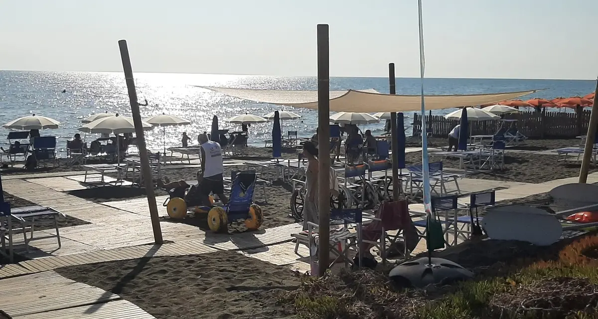 Bilancio positivo per la spiaggia inclusiva