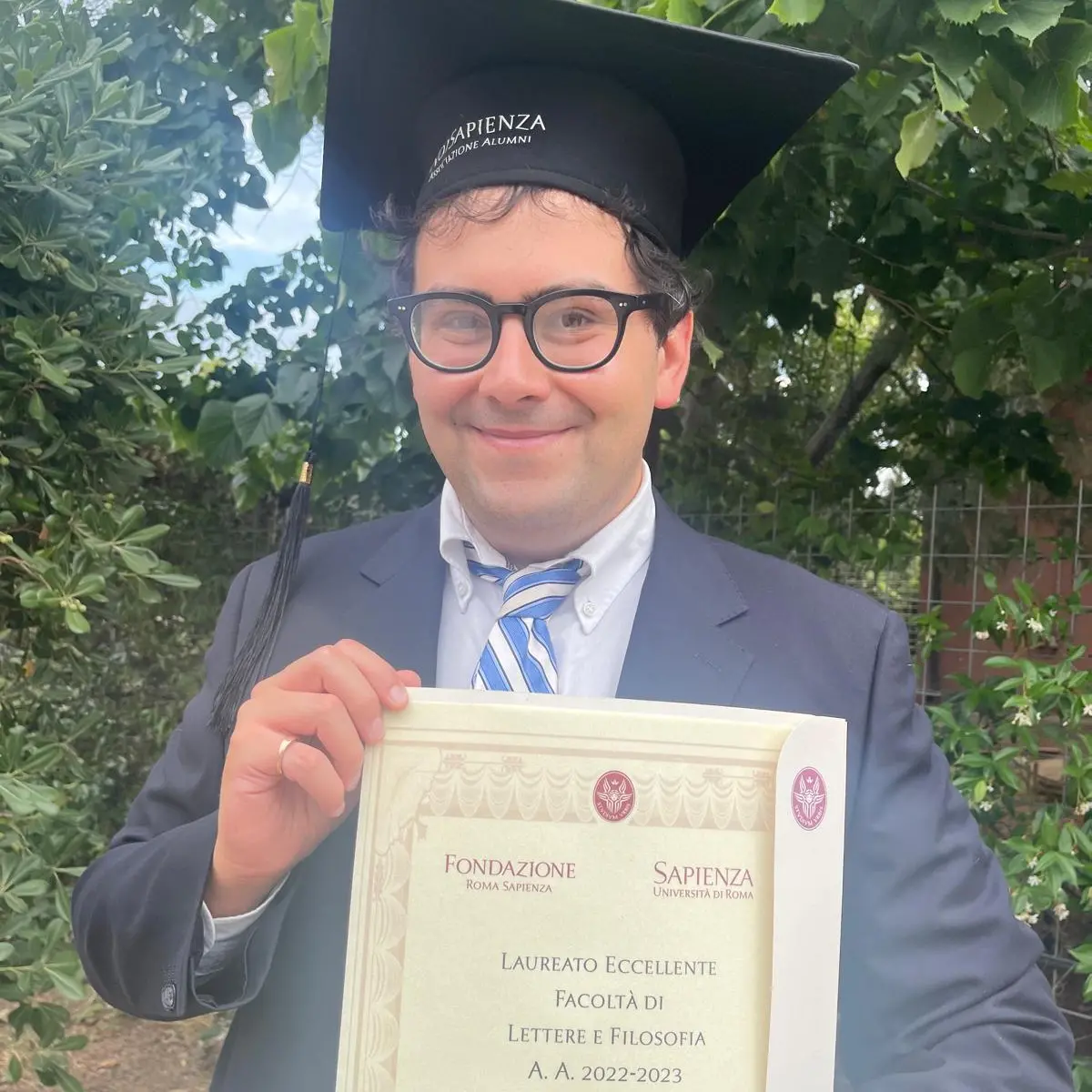 Emanuele Seretti, giovane eccellenza civitavecchiese premiata alla Sapienza