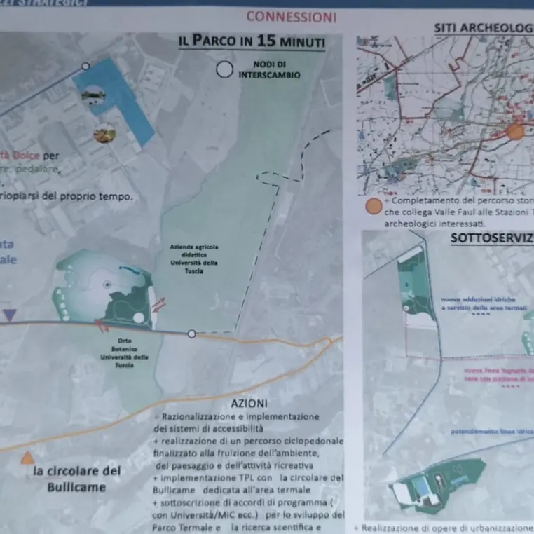 Parco termale del Bullicame, ecco il masterplan