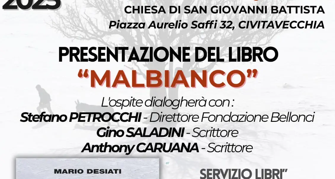 Mario Desiati a Civitavecchia con Book Faces